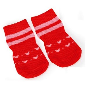 Red Pet Socks