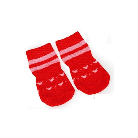 Red Pet Socks