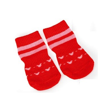 Red Pet Socks