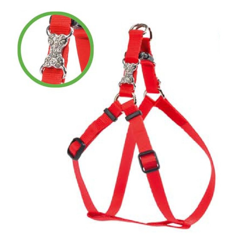 Nylon Harness with Strass 10 mm