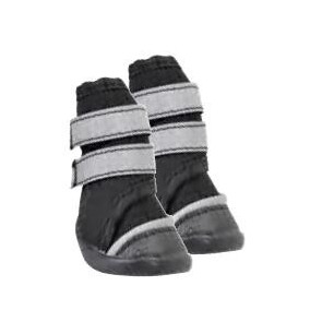 Black Dog Shoes with Double Velcro