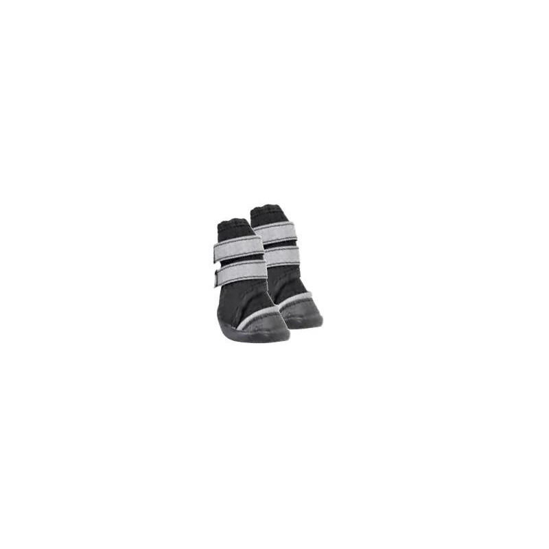 Black Dog Shoes with Double Velcro Black Dog Shoes with Double Velcro