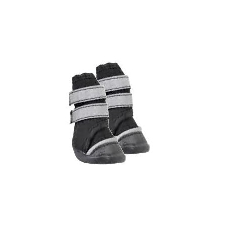 Black Dog Shoes with Double Velcro