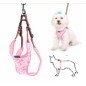 Pink Dog Harness + Leash