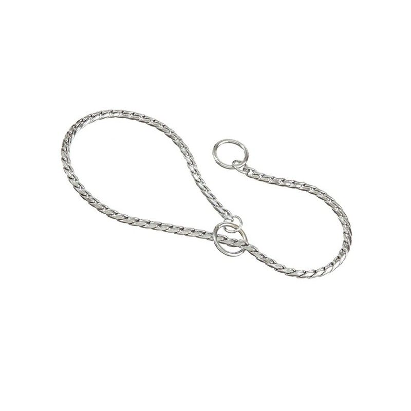 Chromium plated choke collar 2mm Chromium plated choke collar 2mm