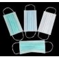 Green Surgical Masks with Rubber