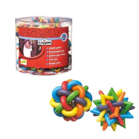 Twisted rubber toy