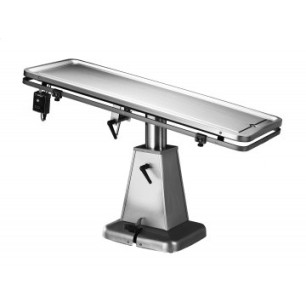 Heated  Flat-Top Surgery Table with Hydraulic Lift Base