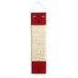 Red scratching board with cat figure