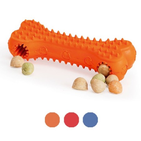 Rubber Bone with Treats