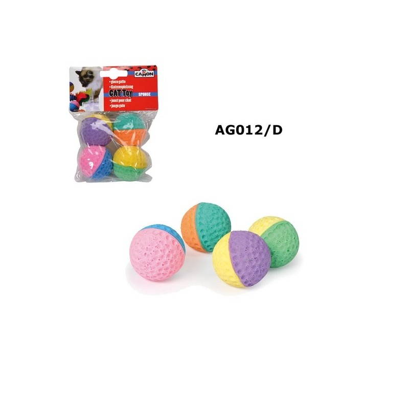 Sponge cat football toy - 4cm Sponge cat football toy - 4cm