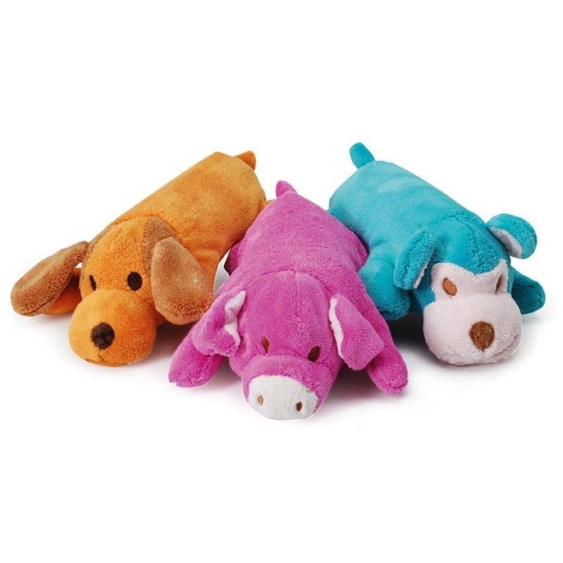 Fleece dog with plastic bottle Fleece dog with plastic bottle