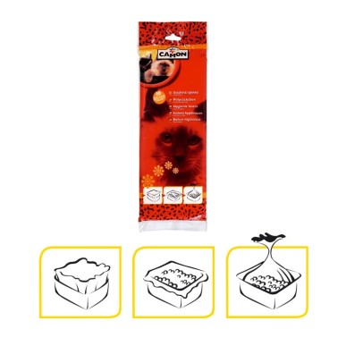 Hygienic bags for cat litter
