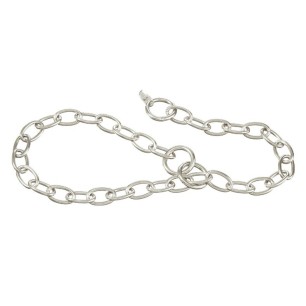 Chromium plated choke collar 3mm