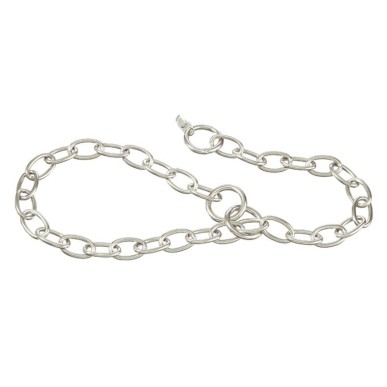 Chromium plated choke collar 3mm