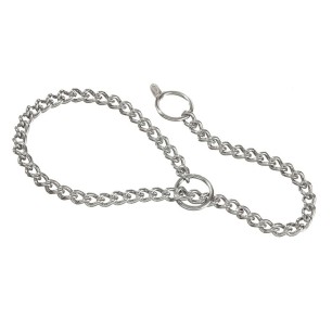 Choke collar with fine link