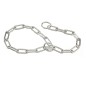 Choke collar with wide link Choke collar with wide link