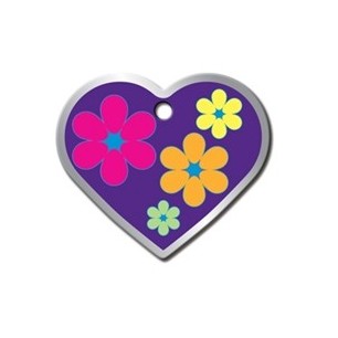Big Heart Tag with flowers "RSD EDGE"