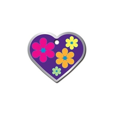 Big Heart Tag with flowers "RSD EDGE"