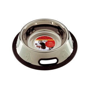 Stainless Bowl with Rubber Base