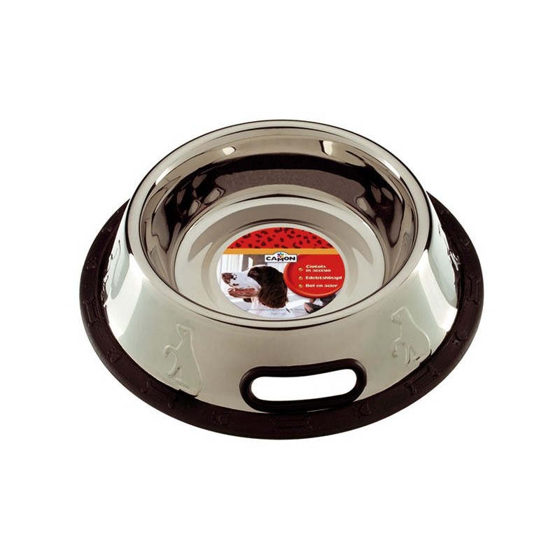 Stainless Bowl with Rubber Base Stainless Bowl with Rubber Base