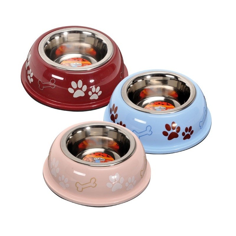 Stainless Steel Bowl with Plastic Base Stainless Steel Bowl with Plastic Base