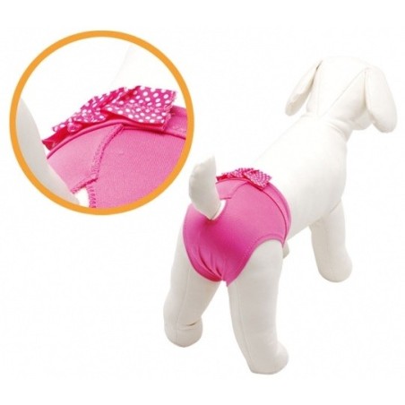 Pink cotton dog pants