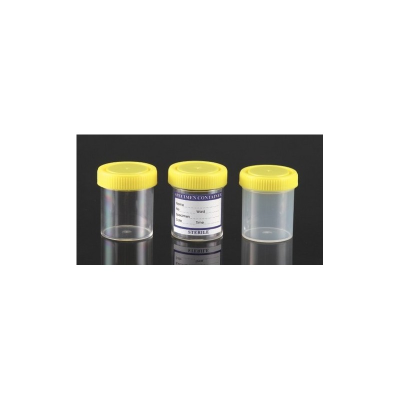 70ml Container w. Yellow Cap and Label