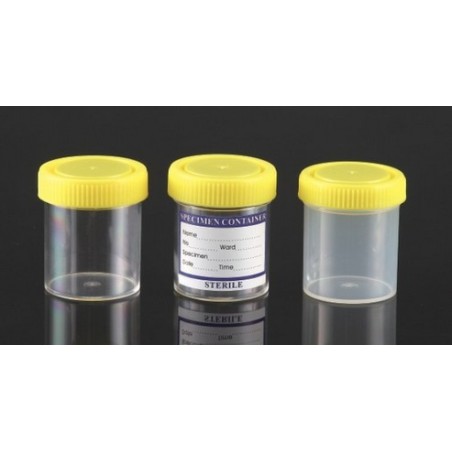 70ml Container w. Yellow Cap and Label
