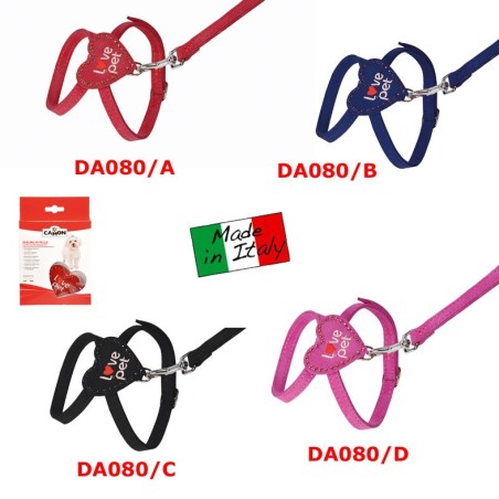Leash & Harness Set "Love Pet"