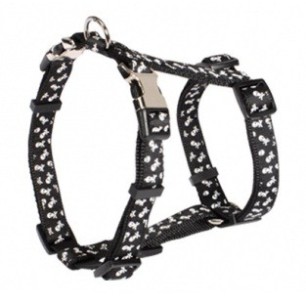 Adjustable Harness with Metal Buckle