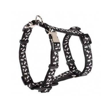 Adjustable Harness with Metal Buckle