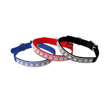Nylon Collar with Strass 300 mm