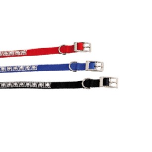 Nylon Collar with Strass 370 mm