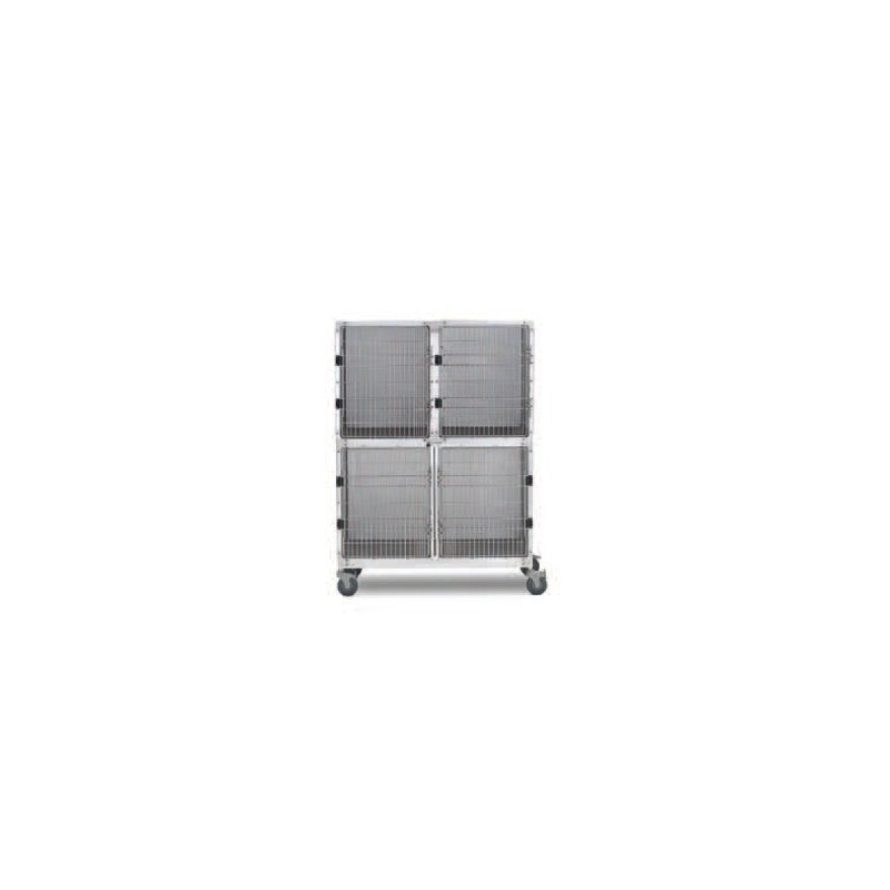 Triple Stainless Steel Kennel Triple Stainless Steel Kennel
