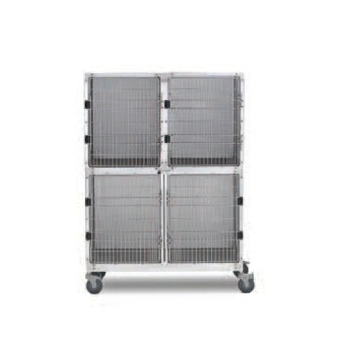 Triple Stainless Steel Kennel
