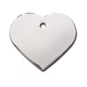 Heart ID Tag Large