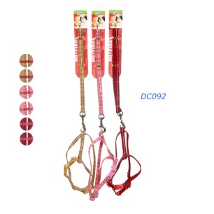 Set Velvet Leash/Harness 