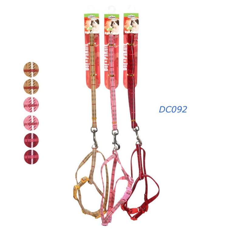 Set Velvet Leash/Harness Set Velvet Leash/Harness