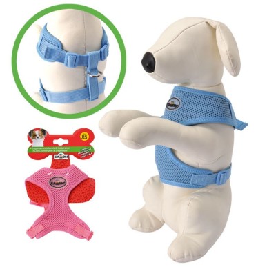 Pink Blue Dog Harness