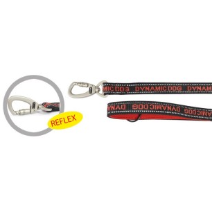 Red Neoprene Leash "Dynamic"