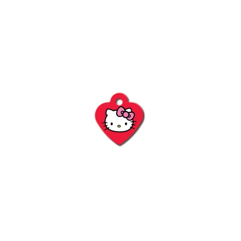 Small Red Heart Tag "Hello Kitty" Small Red Heart Tag "Hello Kitty"