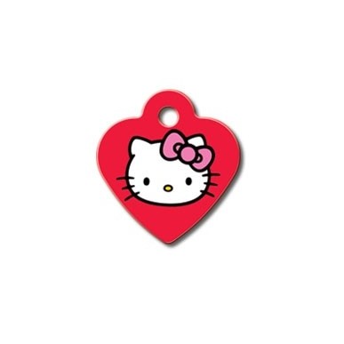Ταυτότητα καρδιά μικρή Κόκκινη "Hello Kitty"