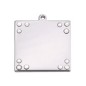 Square ID Tag with Rhinestones Square ID Tag with Rhinestones