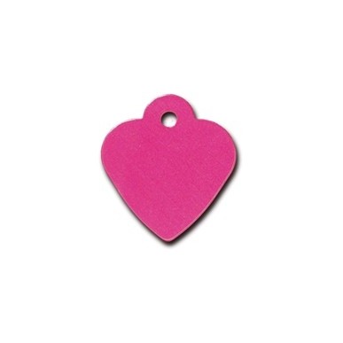 Pink Heart ID Tag  Small
