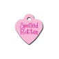 Small Pink Heart Tag "Spoiled Rotten" Small Pink Heart Tag "Spoiled Rotten"