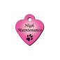 Small Pink Heart Tag with "High Maintenance" Small Pink Heart Tag with "High Maintenance"