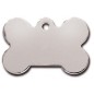 Large Chrome Bone ID Tag Large Chrome Bone ID Tag