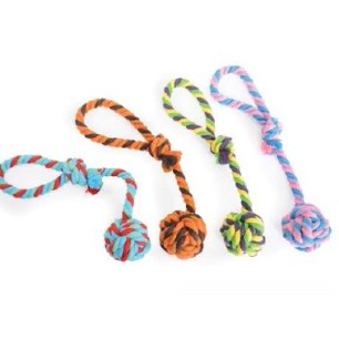 Dog Toy Ball with Handle