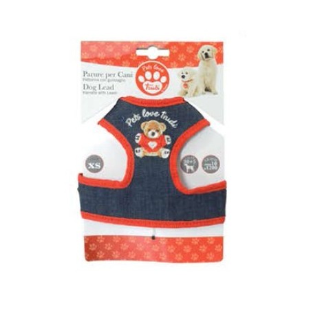 Blue Harness/Leash Set "Trudi"